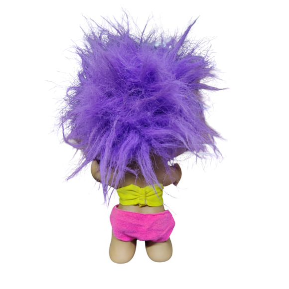Vintage 1992 Tots and Things Troll Doll 8" - Picture 2 of 3